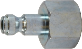 3/8 BODY 3/8 FEMALE NPT TRU-FLATE AUTOMOTIVE QUICK CONNECT PLUG