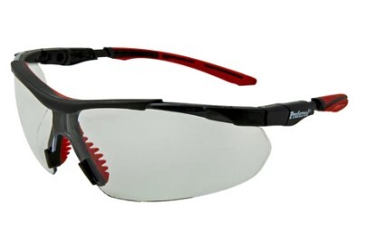 PROFERRED 210 CLEAR LENS AS, AF SAFETY GLASSES, RUBBER NOSE ANSI Z87.1