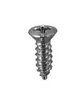 PHILLIPS OVAL #6 HEAD TAP SCREW 8 X 1/2 CHROME