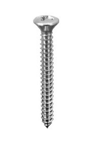 PHIL OVAL HD SCREW #10 X 5/8 #6 HD CHR