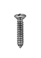 PHIL OVAL HD SCREW #10 X 1-3/4 CHROME