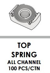 STRUT NUTS - TOP SPRING - 3/8