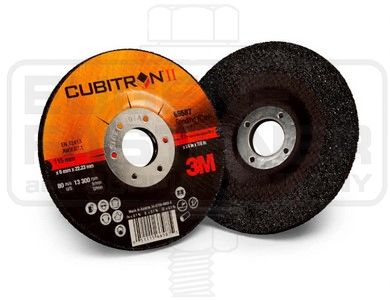 3M CUBITRON II DEP CTR GRIND WHEEL T27, (78466-Q), 4-1/2" X 1/4" X 7/8"