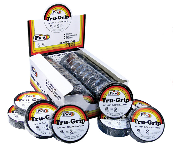 BLACK UL ELECTRICAL TAPE 3/4" X 60'/ROLL  1 ROLL/PK