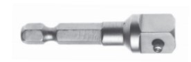 3/8 X 2 MALE SQUARE 1/4" HEX DRIVE BIT