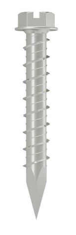 1/4" X 1 3/4" TITEN-410 STAINLESS HEX MASONRY SCREW, 5/16 HEAD, 3/16 DRILL
