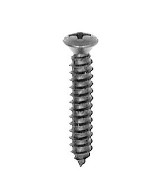 #10 X 1-1/4 PHIL OVAL HD T.S. - BLACK OXIDE