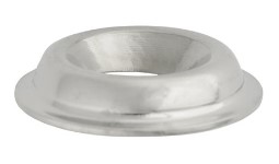 #6 FLANGED COUNTERSUNK WASHER NICKEL/BRASS