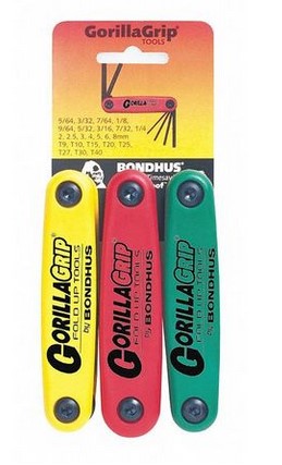 FOLD-UP TOOL TRIPLE PACK 12587 (2-8MM), 12589 (5/64-1/4") &amp; 12634 (T9-T40)