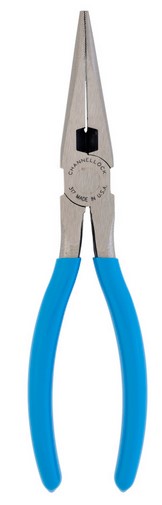 8" LONG NOSE PLIER SIDE CUTTER