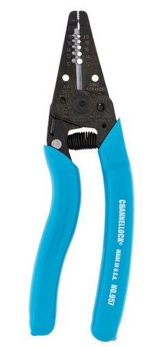 7" WIRE STRIPPER 10TO20 AWG STRIP, CUT, CURVED