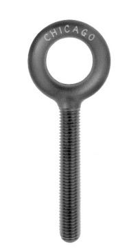7/8" X 8" FORGED EYEBOLT, GALF, NO SHOULDER - 7" SPECIAL THREAD LGTH
