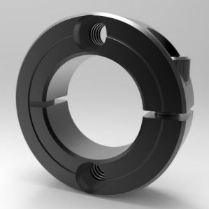 2" ID X 3" OD FACE MOUNTING, 1-PIECE SHAFT COLLAR - BLACK OXIDE