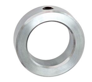 1/8" X 3/8" OD X 1/4 WIDE FORCE SOLID STEEL SHAFT COLLARS ZINC PLATED