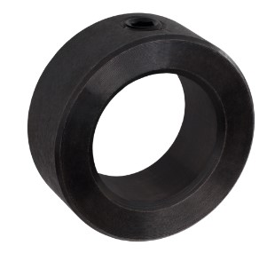 1/2" X 1 OD X 7/16 SOLID STEEL SHAFT COLLAR - BLK / OX