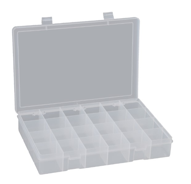 24 COMPARTMENT LARGE PLASTIC BOX