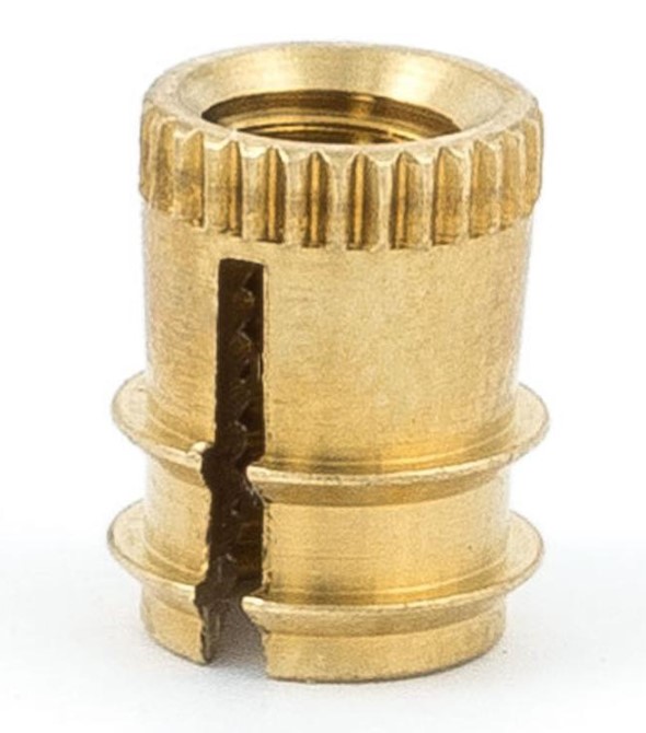 1/4" - 20 E-Z LOK BRASS THREAD 2 FINSERT FOR SOFTWOOD