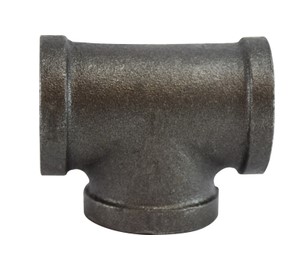 1" PIPE TEE BLACK MALLEABLE IRON PIPE FITTING
