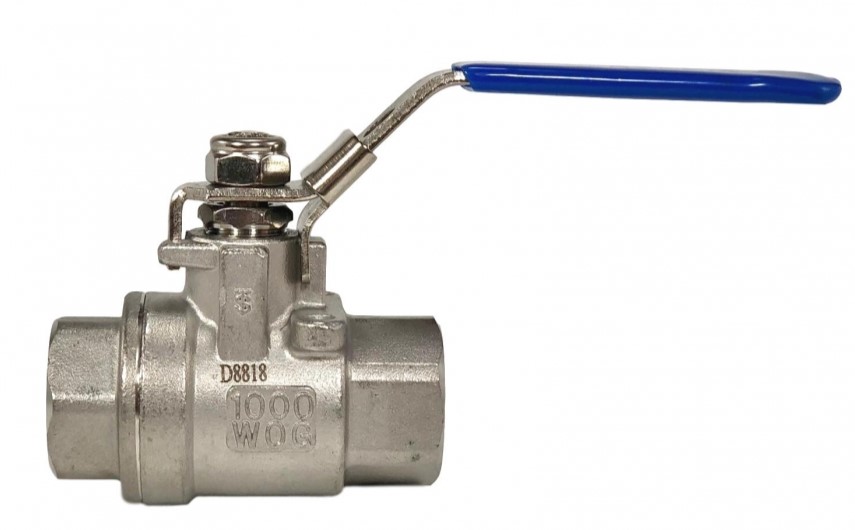2" FULL PORT BALL VALVE, 316 STAINLESS, 1,000#