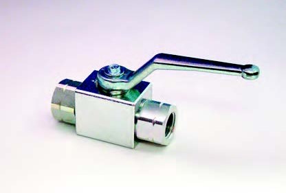 1" 2-WAY CARBON STEEL ZINC DERLIN SEAT BUNA O RING HIGH PRESSURE BALL VALVE