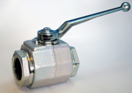 2" 2-WAY CARBON STEEL ZINC DERLIN SEAT BUNA O RING HIGH PRESSURE BALL VALVE FORGED BODY