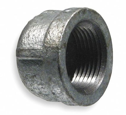 1/2" PIPE CAP GALVANIZED IRON PIPE FITTING