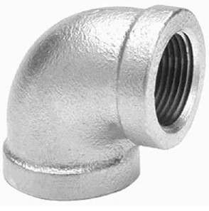 3/8" GALVANIZED 150# 90 DEGREE ELBOW