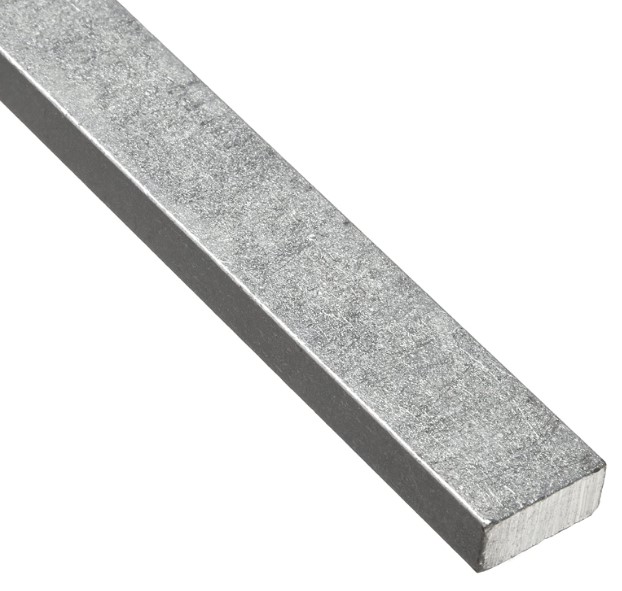 3/8" X 5/8" X 12" (1 FT) PLATED RECTANGULAR KEYSTOCK - 6/B