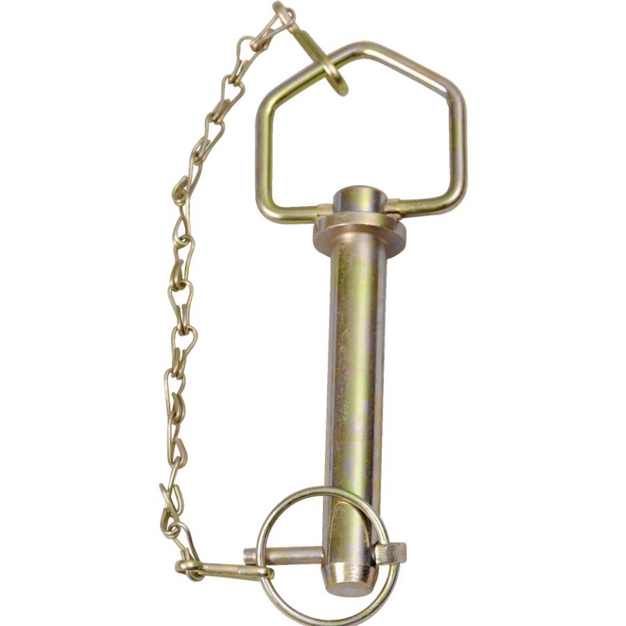 5/8 X 6-1/2 HITCH PIN W/ CHAIN / LYNCH PIN ZY (5-3/4" EFFECTIVE LENGTH)