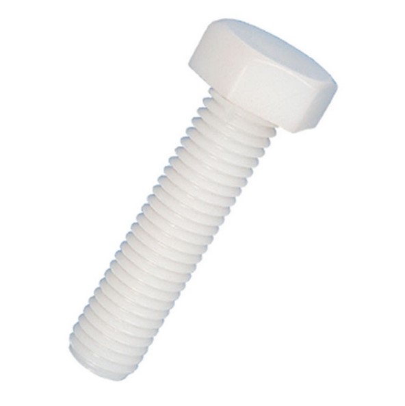3/8" - 16 X 3 1/2" NC NYLON HEX BOLT