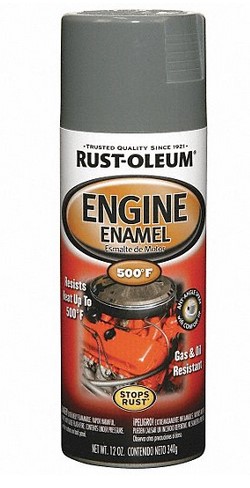 FORD GRAY ENGINE ENAMEL, HEAT RESIST TO 500 DEG F.