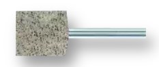 A38 RESIN MOUNTED POINT 1/4" SHANK - ALUMINUM OXIDE 60 GRIT INOX