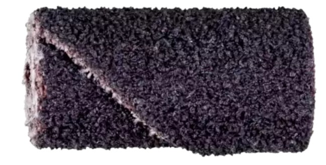 1/2" X 1" CARTRIDGE ROLL, 1/8" AH - UNTAPERED TYPE, ALUMINUM OXIDE 60 GRIT