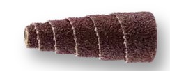 1/2" X 1-1/2" CARTRIDGE ROLL, 1/8" AH - FULL TAPER, ALUMINUM OXIDE 60 GRIT