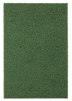 6" X 9" POLIVLIES HAND PAD - GREEN - ALUMINUM OXIDE - STANDARD GRADE