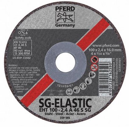 5" X .040" CUT-OFF WHEEL, 7/8" A.H. - PSF STEELOX - TYPE 1