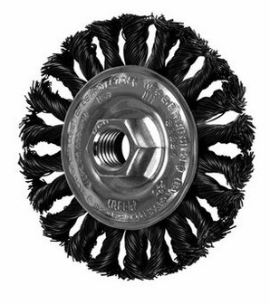 4" COMBITWIST STD. TWIST KT WHEEL - .020 CS WIRE, 5/8-11 THREAD