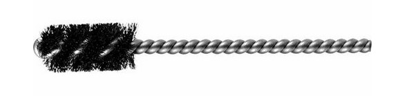 1/2" POWER TUBE BRUSH - .005 CS WIRE, 5/32" STEM, SS/SS