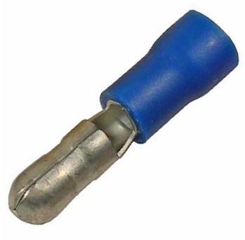 16-14 AWG FLARED VINYL INSL TIN-PLATED COPPER BUTTED SEAM .195" BULLET 100/PK