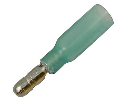 16-14 AWG CRIMP &amp; HEAT SHRINK .157" BULLET W/ADHESIVE LINED SLEEVE 5/PK