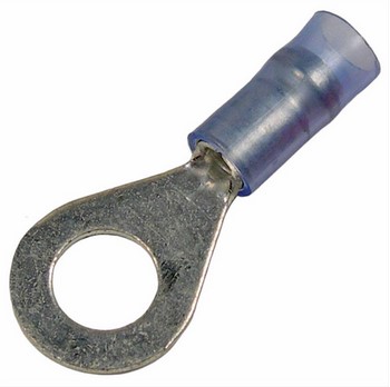 16-14 AWG NYLON INSL WITH METAL SLEEVE 5/16" RING TIN-PLATED COPPER 20 PCS