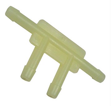 3/16" ID 4-WAY VACUUM CONNECTOR HIGH IMPACT NYLON BARBED TO HOLD HOSE  3/PK