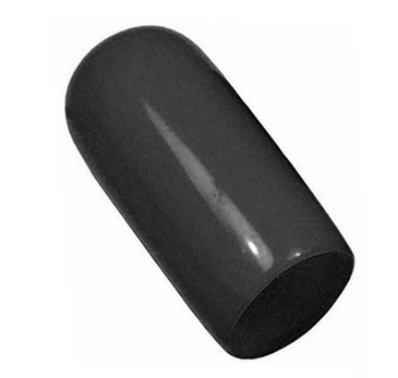 1/8" ID BLACK FLEXIBLE VINYL CARBURETOR CAP  40/PK