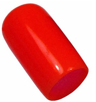 1/4" ID RED FLEXIBLE VINYL CARBURETOR CAP  13/PK