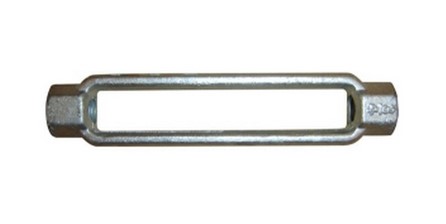 1" X 12" TURNBUCKLE BODY ONLY, HDG - IMPORT