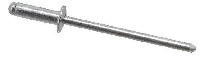 1/8" (#30 DRILL) 0.126-0.187" GRIP ALUM / ALUM BLIND RIVET, DOMED