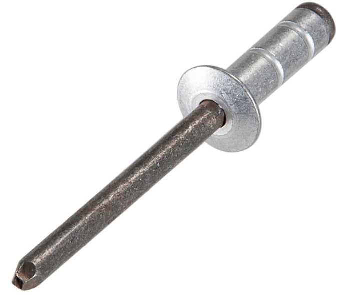 1/8" (.125) (#30 DRILL) 0.196-0.330 GRIP MULTIGRIP, ALUM / STEEL BLIND RIVET, DOME