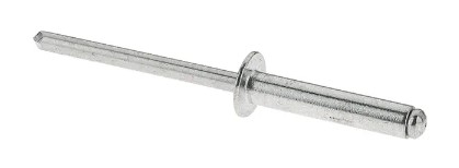 1/4" (#F DRILL) 0.501-0.625 GRIP STEEL BLIND RIVET, DOMED