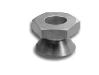 3/8" - 16 NC BREAK-OFF TAMPER RESIST NUT ALUMINUM
