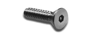 1/4" - 20 X 5/8" HEX FLAT HD SOCKET CAP SCREW STAINLESS